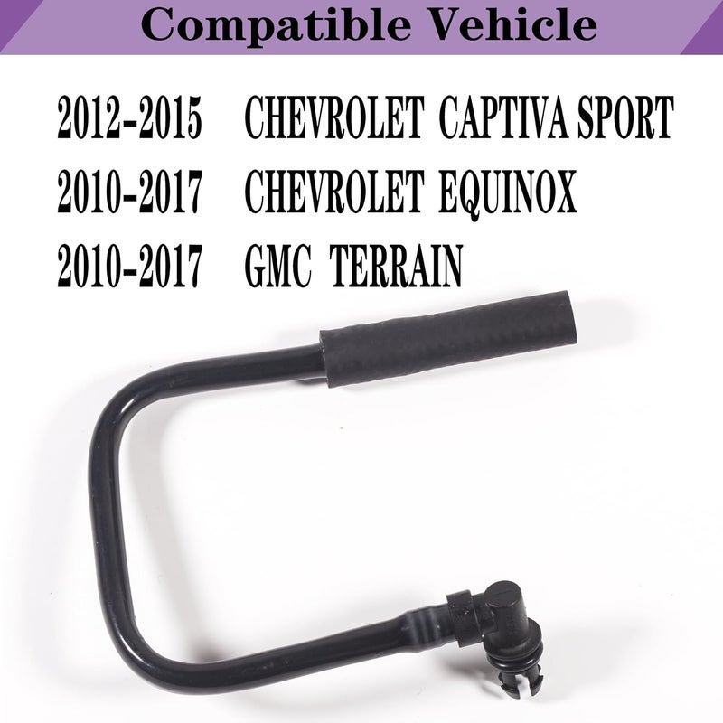 LYNSHINE 12619363 For Equinox PCV Hose 2.4 GMC Terrain Chevrolet Captiva Sport Positive Crankcase Ventilation 2010 2011 2012 2013 2014 2015 2016 2017 10 11 12 13 14 15 16 17 Emh 097 V763 - Image 2